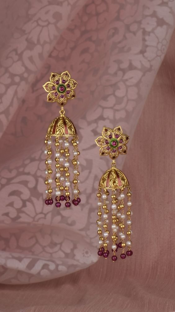 swarnanjali jewels earring collection